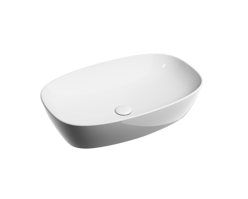 Чаша накладная овальная Ceramica Nova Element 60x38 белый