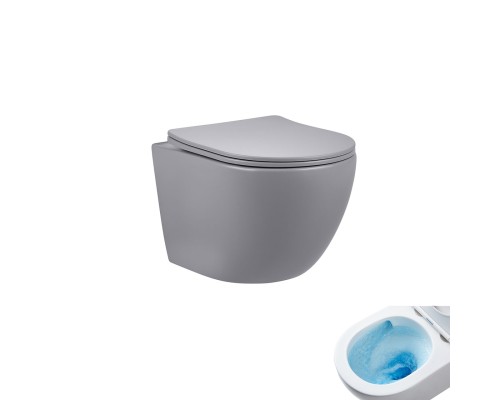Подвесной унитаз Gid Tr2122TF-Lgm