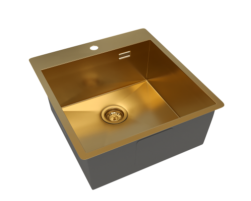 Кухонная мойка Reflexion Iseo RX2246GD брашированное золото