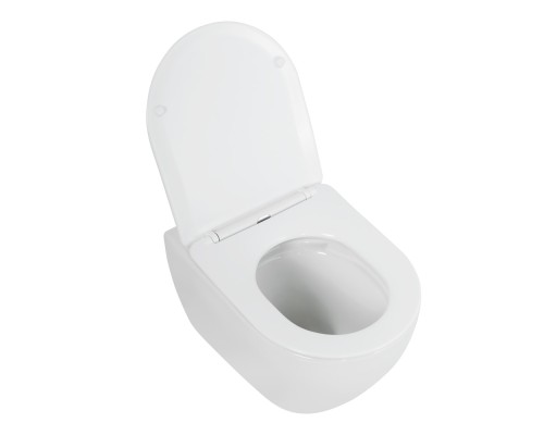 Комплект унитаза Cezares Stylus-Tor CZR-6601-TH-TOR/CZR2316SC с инсталляцией BelBagno BB002-80/BB005-PR-CHROME с сиденьем Микролифт и клавишей смыва Хром глянцевый