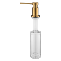 Дозатор для моющего средства Paulmark Brevit D005-BG Брашированное золото