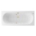 Ванна гидромассажная EXCELLENT Oceana Slim 160x75 NANO золото