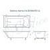 Ванна из литьевого мрамора Delice Astra 180х80 глянцевая