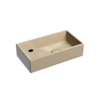 Рукомойник подвесной Ceramicanova капучино матовый Element 407x217x100