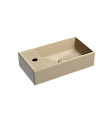 Рукомойник подвесной Ceramicanova капучино матовый Element 407x217x100