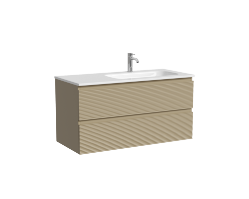 Тумба под раковину Настенная Sancos Folk 99.5 FL100RCP Капучино