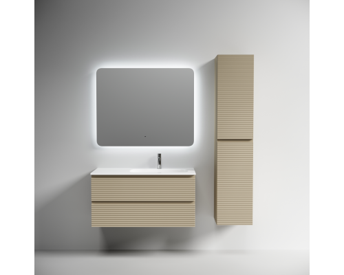 Тумба под раковину Настенная Sancos Folk 99.5 FL100RCP Капучино