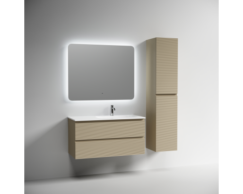 Тумба под раковину Настенная Sancos Folk 99.5 FL100RCP Капучино