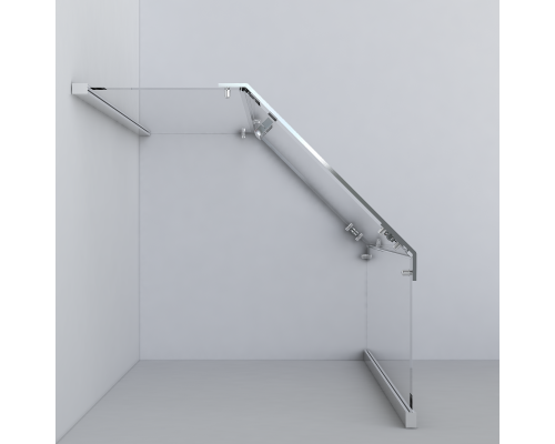 Душевой уголок Vincea Stresa VSP-1S900CLGM 900x900 вороненая сталь стекло прозрачное