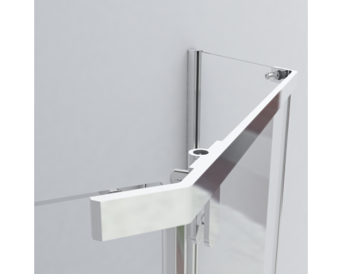 Душевой уголок Vincea Stresa VSP-1S900CLGM 900x900 вороненая сталь стекло прозрачное