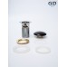 Черный керамический донный клапан Gid BL100-1 72202k с переливом