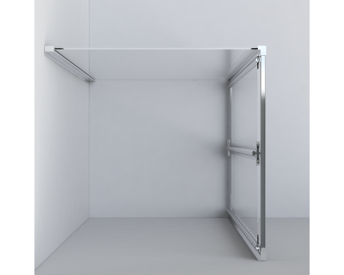 Душевой уголок Vincea Garda 900x800 хром стекло шиншилла