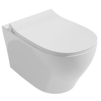 Унитаз подвесной ISVEA Soluzione II скрытый крепеж SmartFix Plus белый 10MY02002SV