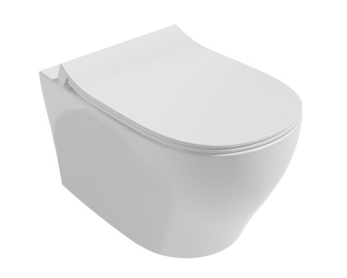 Унитаз подвесной ISVEA Soluzione II скрытый крепеж SmartFix Plus белый 10MY02002SV