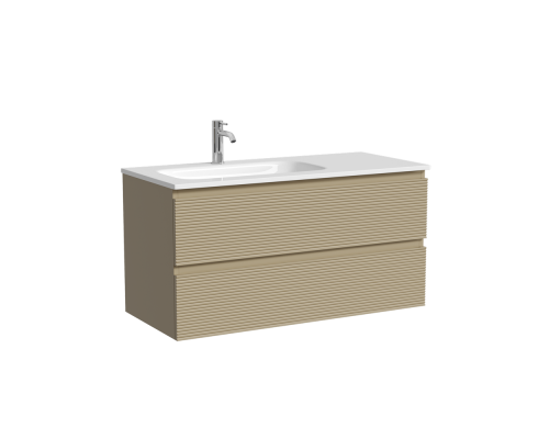 Тумба под раковину Настенная Sancos Folk 99.5 FL100LCP Капучино