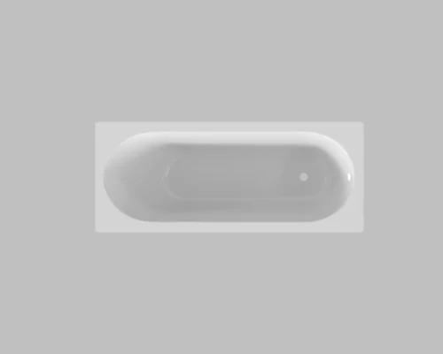 Ванна из литьевого мрамора Flere Oberon Slim 160x70x60 (белый матовый)