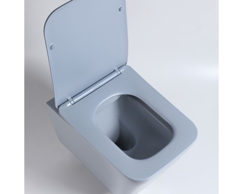 Унитаз подвесной Vincea Q-Line VT1-12MO безободковый океан матовый сиденье с микролифтом