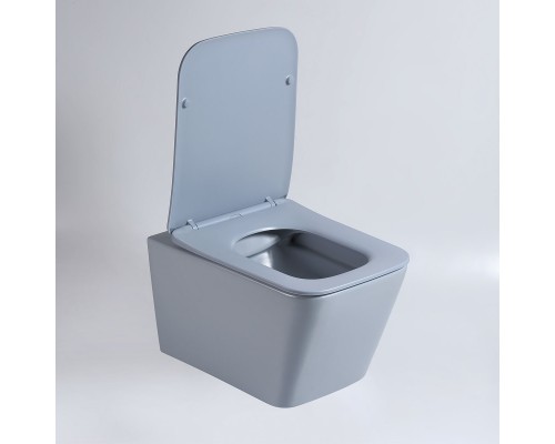 Унитаз подвесной Vincea Q-Line VT1-12MO безободковый океан матовый сиденье с микролифтом