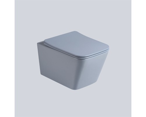 Унитаз подвесной Vincea Q-Line VT1-12MO безободковый океан матовый сиденье с микролифтом