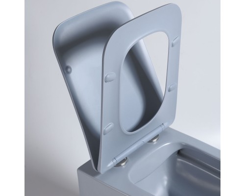 Унитаз подвесной Vincea Q-Line VT1-12MO безободковый океан матовый сиденье с микролифтом