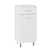 Полупенал Onika Каприз 40 напольный, белый, правый