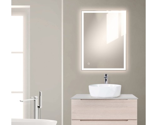 Зеркало BelBagno SPC-GRT-650-800-LED-TCH с подсветкой с сенсорным выключателем