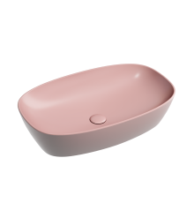 Чаша накладная овальная Ceramica Nova Element 60x38 Розовый Матовый
