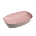 Чаша накладная овальная Ceramica Nova Element 60x38 Розовый Матовый