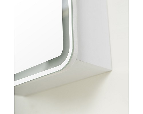 Зеркальный шкаф BelBagno Marino 50 SPC-MAR-500/800-1A-LED-TCH с подсветкой Белый Зеркальный шкаф BelBagno Marino 50 SPC-MAR-500/800-1A-LED-TCH с подсветкой Белый