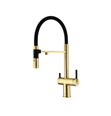 Смеситель для кухни Gravity Gr213188-G золото Starke-Paulmark