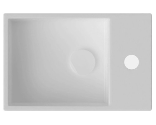 Раковина накладная ISVEA Purita 45L белый глянцевый 10PL50045SV