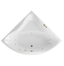 Ванна гидромассажная EXCELLENT Glamour 150x150 SMART золото