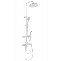 Душевая система с термостатом Wonzon&Woghand, Белый матовый