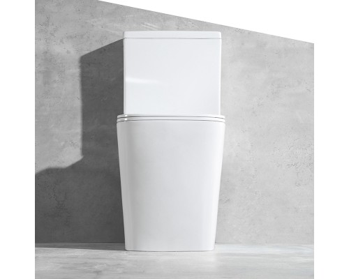 Унитаз-компакт Vincea Hope VT2-201 белый ультратонкое сиденье Soft-close P-trap