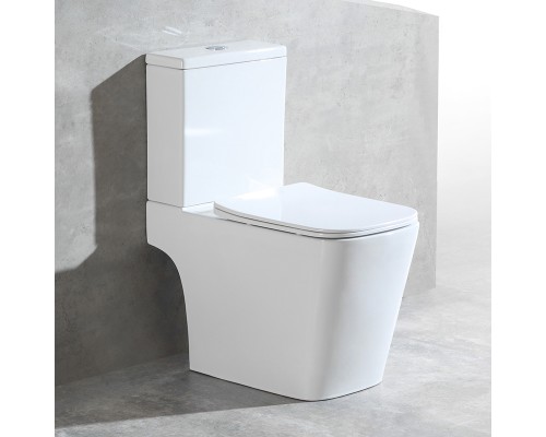 Унитаз-компакт Vincea Hope VT2-201 белый ультратонкое сиденье Soft-close P-trap