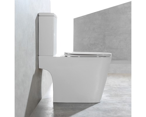 Унитаз-компакт Vincea Hope VT2-201 белый ультратонкое сиденье Soft-close P-trap