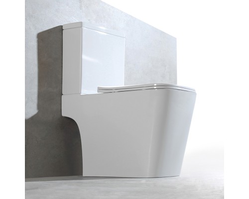 Унитаз-компакт Vincea Hope VT2-201 белый ультратонкое сиденье Soft-close P-trap