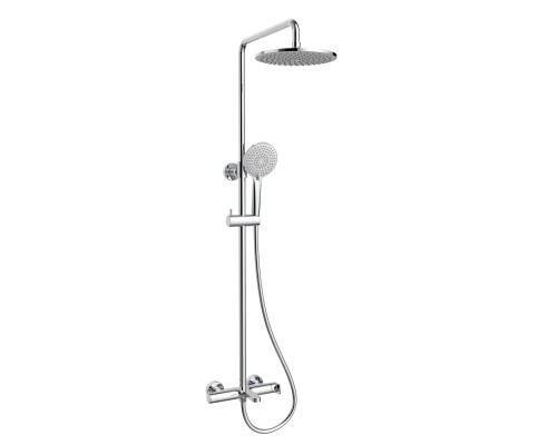 Душевая стойка Vincea Rondo VSFS-1R1CH с изливом, хром