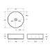 Раковина накладная BelBagno BB1409H301