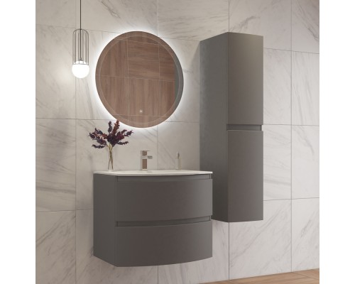 Зеркало Cezares Eco 70 CZR-SPC-ECO-700-LED-TCH с подсветкой с лазерной гравировкой и сенсорным выключателем