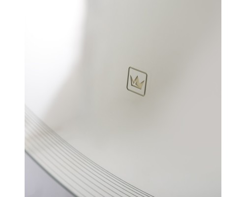 Зеркало Cezares Eco 70 CZR-SPC-ECO-700-LED-TCH с подсветкой с лазерной гравировкой и сенсорным выключателем