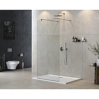 Душевая перегородка Cezares LIBERTA-L-2-80-C-Cr