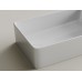 Раковина накладная Ceramicanova Элемент (Element) со смещенным сливом, 485x304x135 белый