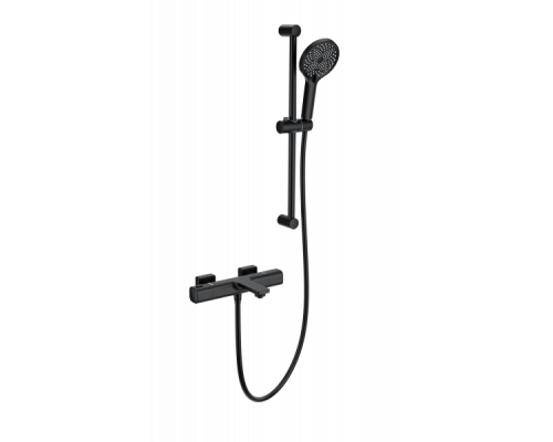 Смеситель для ванны с душем и термостатом Wonzon&Woghand, Черный матовый