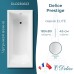 Ванна чугунная Delice Prestige 180х80