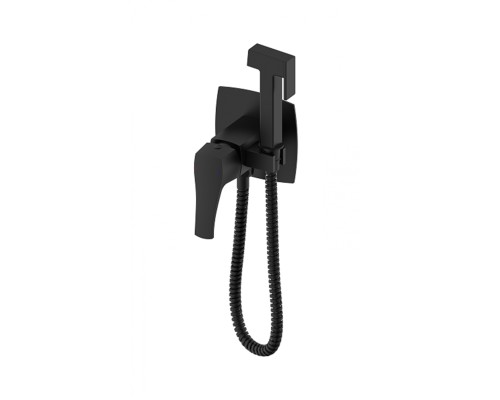 Смеситель с гигиеническим душем Wonzon&Woghand FLEX, Черный матовый WW-88829072-MB
