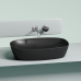 Чаша накладная овальная Ceramica Nova Element 60x38 Чёрный Матовый