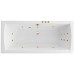 Ванна гидромассажная EXCELLENT Aquaria Lux Slim 180x80 SMART золото