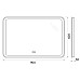 Зеркало BelBagno Marino 90 SPC-MAR-900-600-LED-TCH-WARM с подсветкой с подогревом С сенсорным выключателем