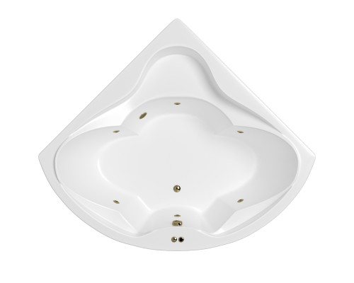 Ванна WHITECROSS Konsul 150x150 "SOFT" (бронза)